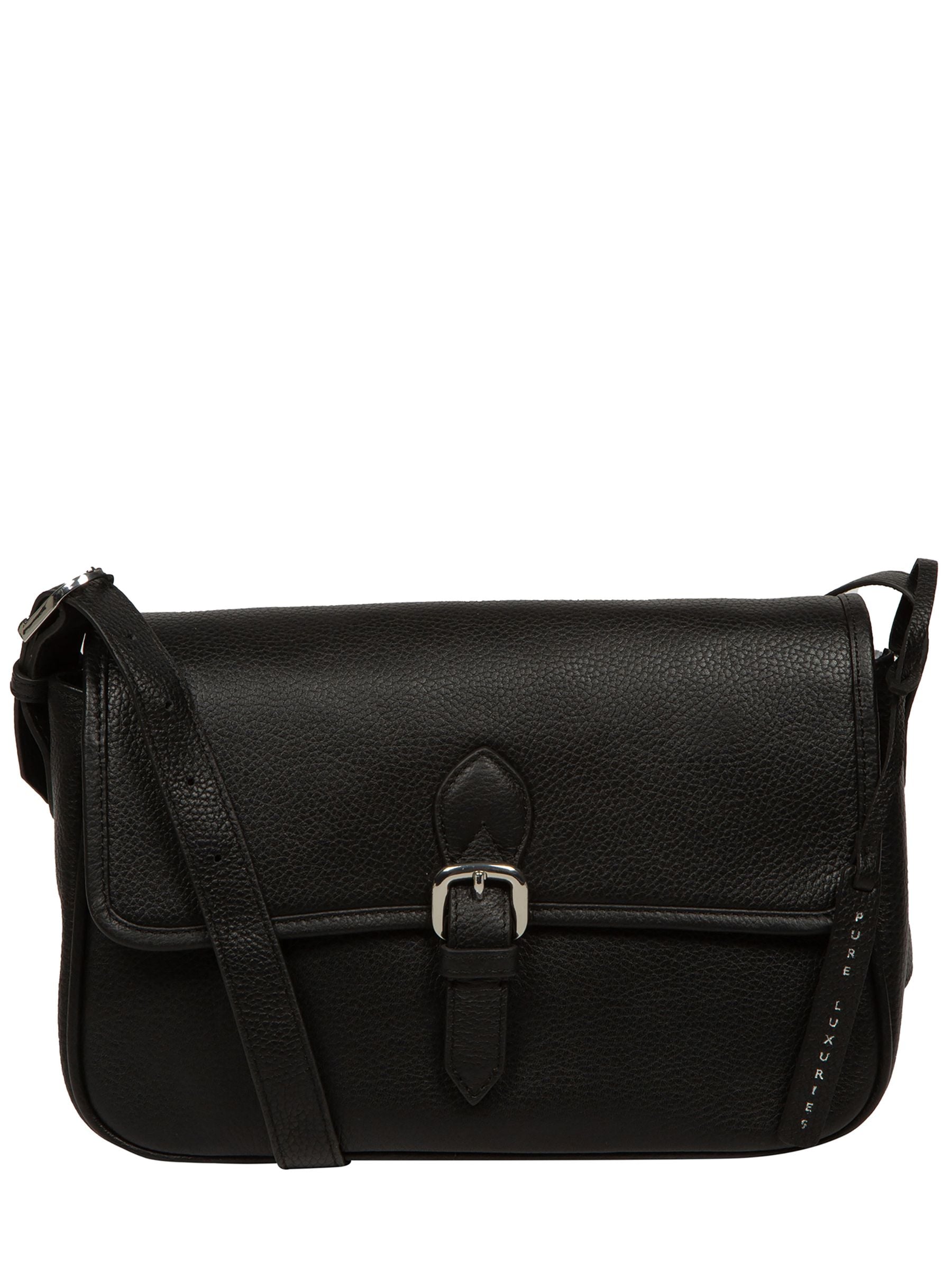 Pure Luxuries London cross-body bag Black Francesca - British product