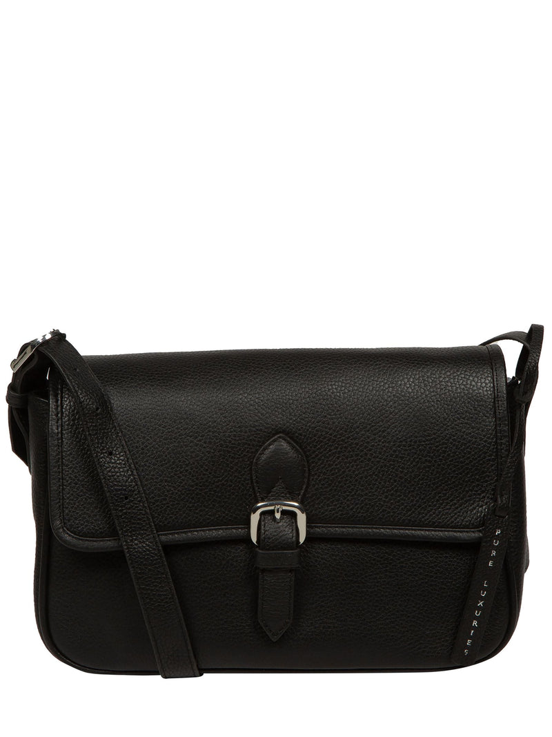 Pure Luxuries London cross-body bag Black Francesca - British product