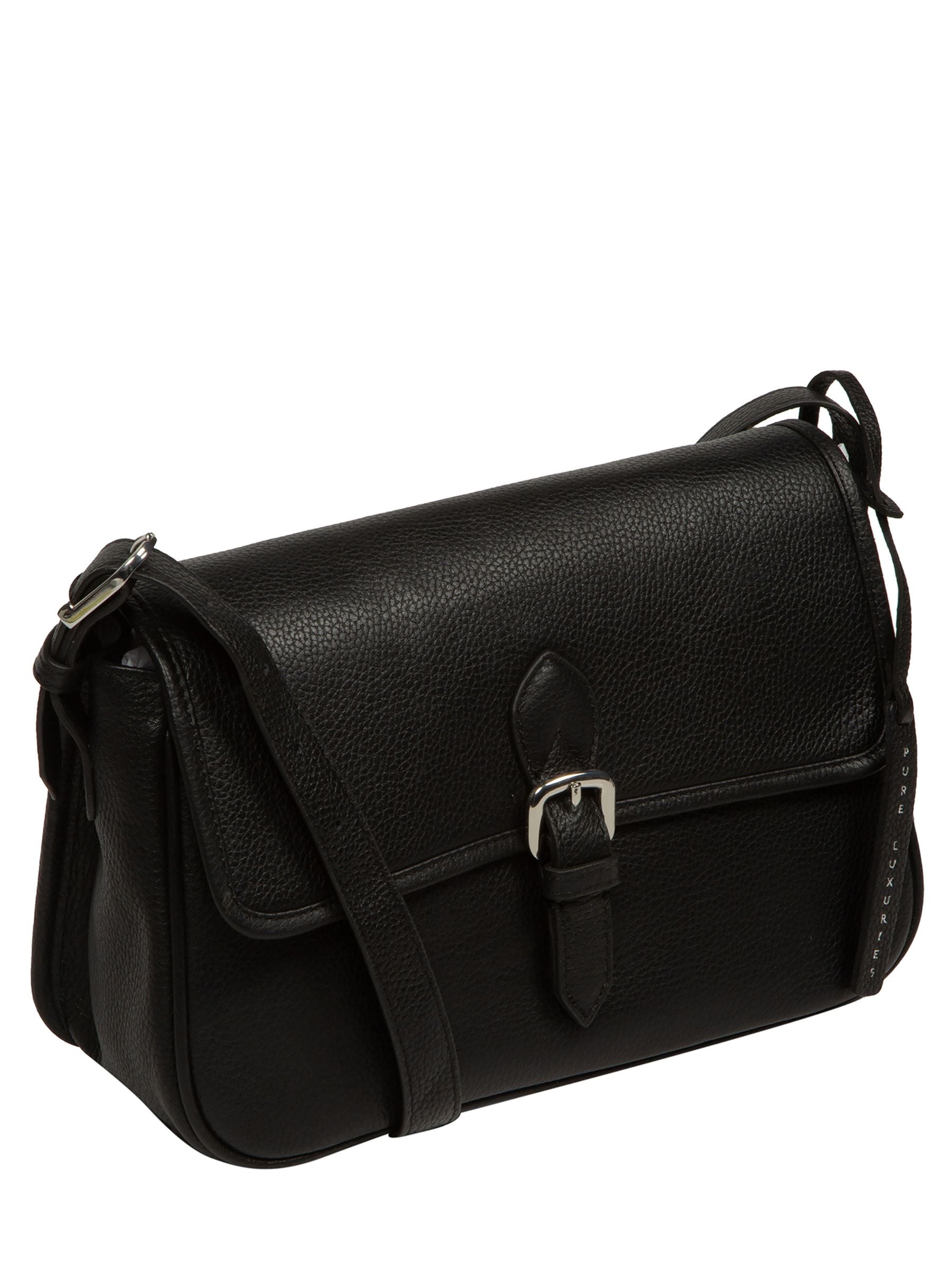 Pure Luxuries London cross-body bag Black Francesca - British product