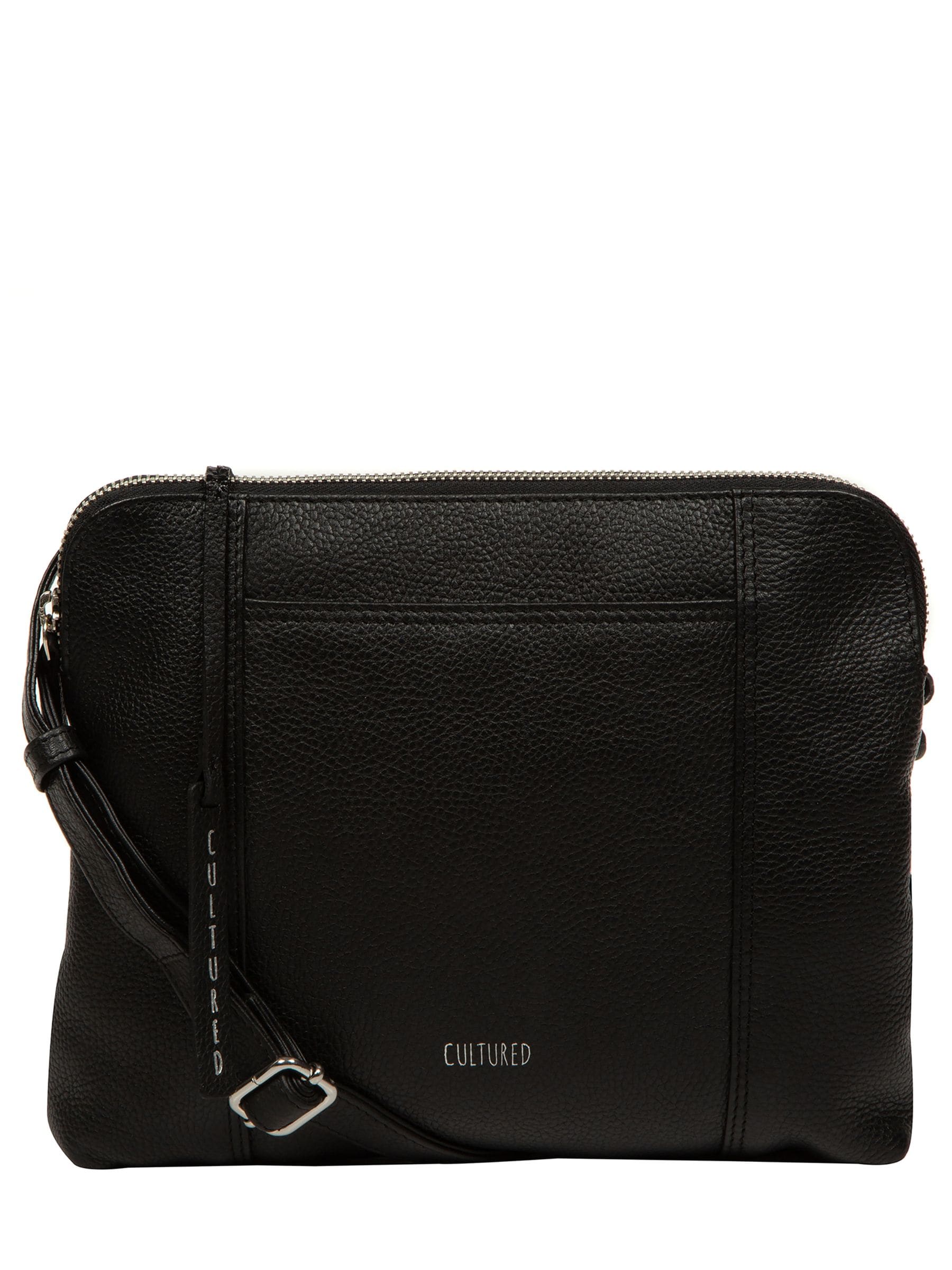Cultured London Celina black cross-body bag (British brand)