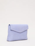 Phase Eight purple suede clutch bag (British brand)