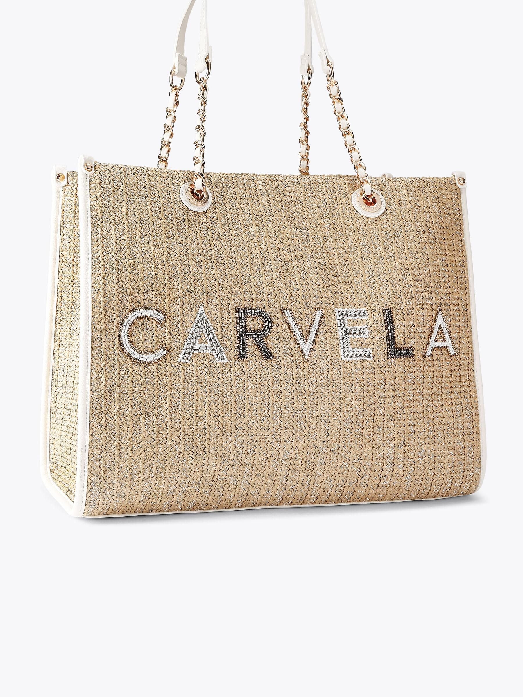 Carvela Brown Sorrento Bead Tote Bag (British brand)