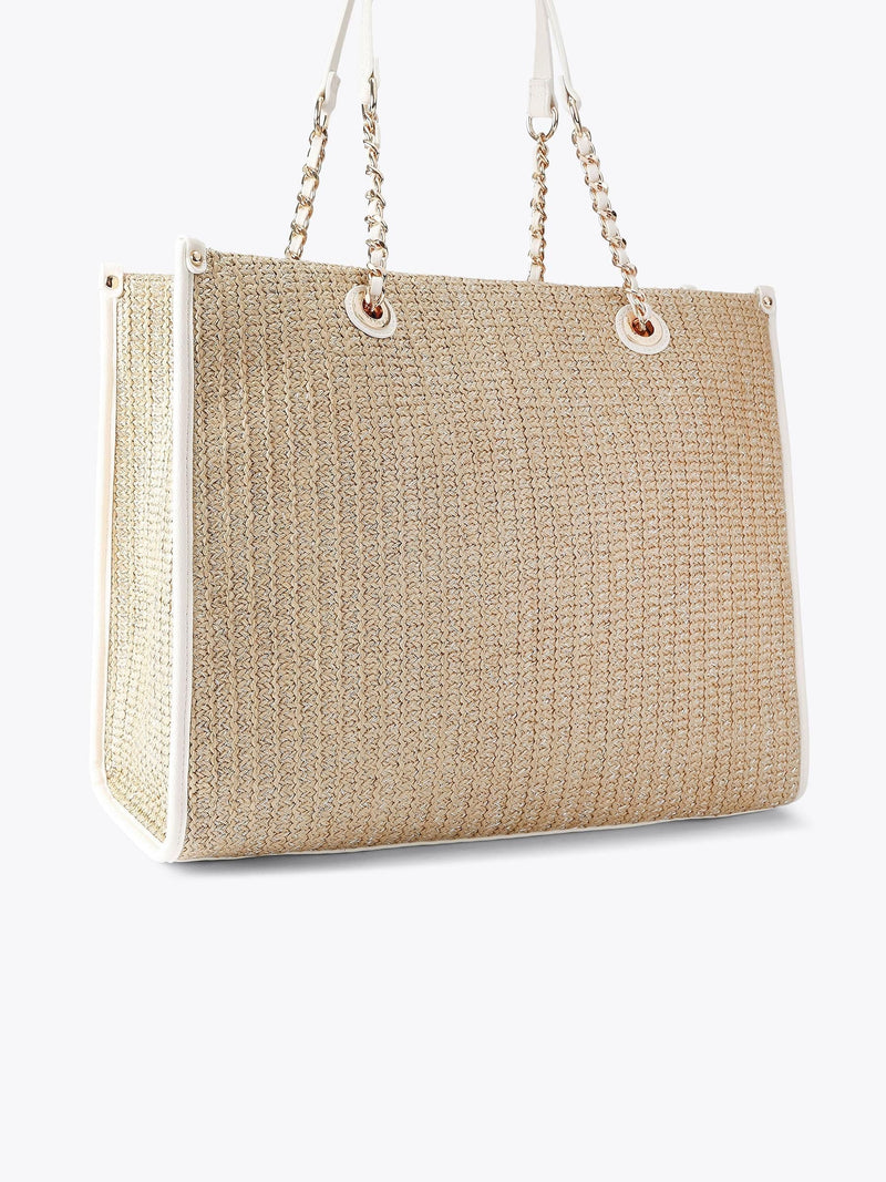 Carvela Brown Sorrento Bead Tote Bag (British brand)