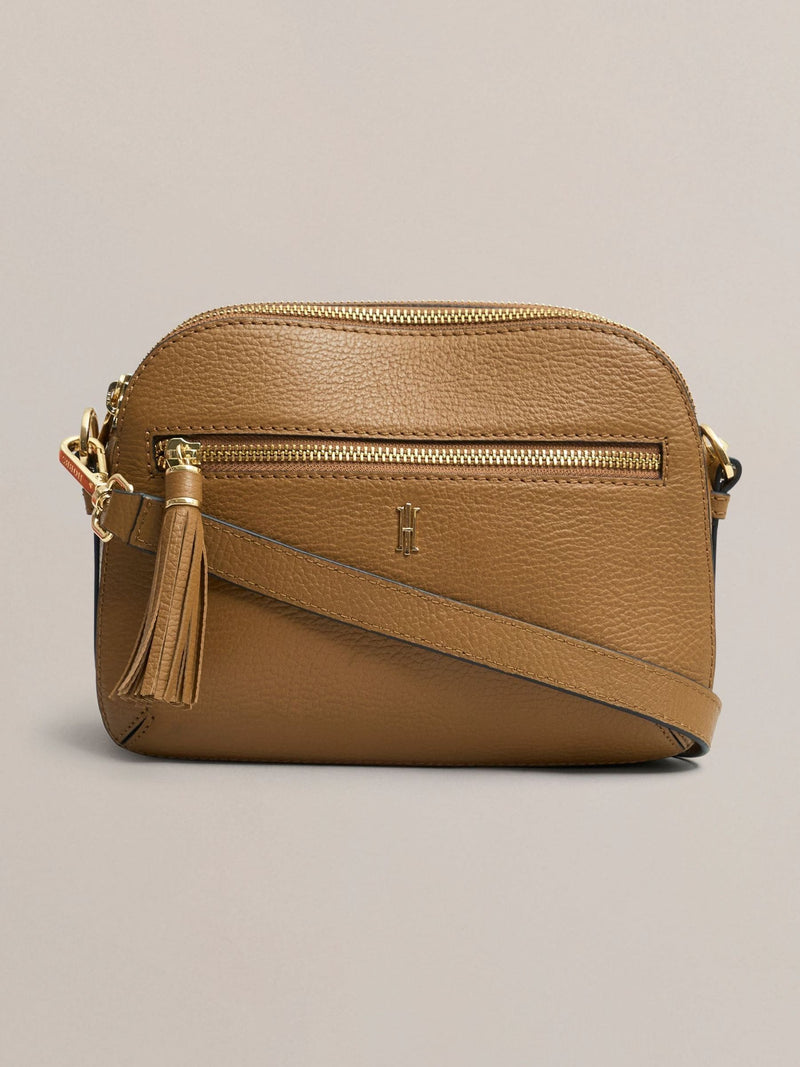Hobbs Tan Carlton leather cross body bag - British product
