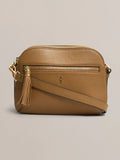 Hobbs Tan Carlton leather cross body bag - British product