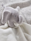 The White Company Grey Kimbo baby comforter, imported from the UK