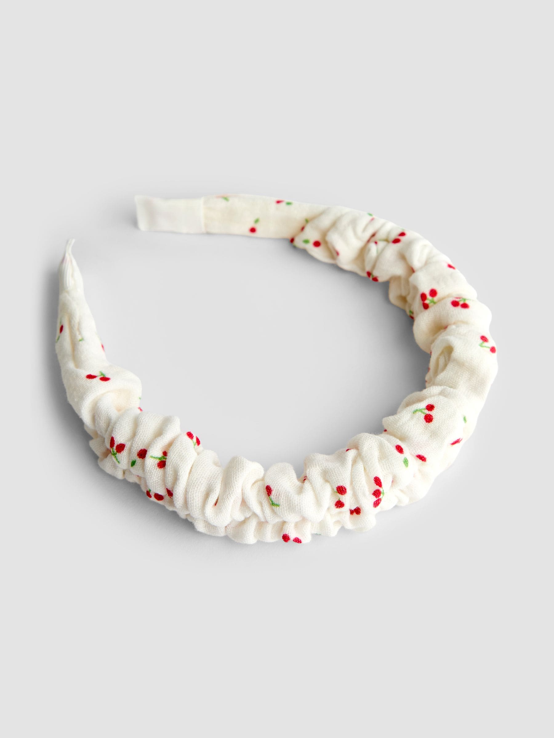 JoJo Maman Bébé Cream Cherries hair accessories set - British product