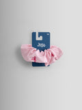 JoJo Maman Bébé bright pink bow embroidered scrunchie (British brand)