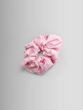 JoJo Maman Bébé bright pink bow embroidered scrunchie (British brand)