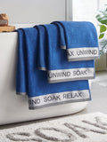 Catherine Lansfield Relax and Unwind White 4 Piece Towel Set