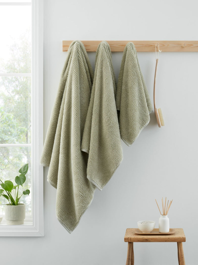 Bianca Green Soft Zero Twist Turkish Cotton Spa Towel