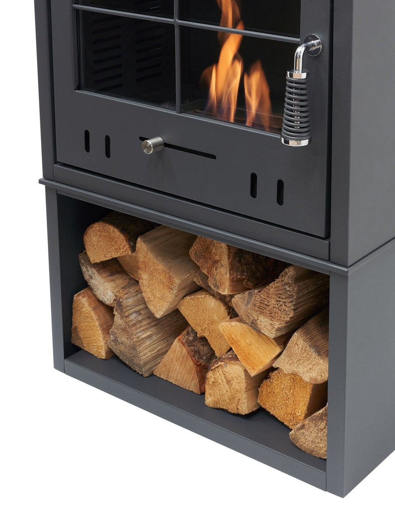 OKO S4 bio ethanol stove charcoal grey - British product