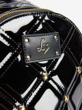 Lipsy black patent studded school back pack 33cm - British product