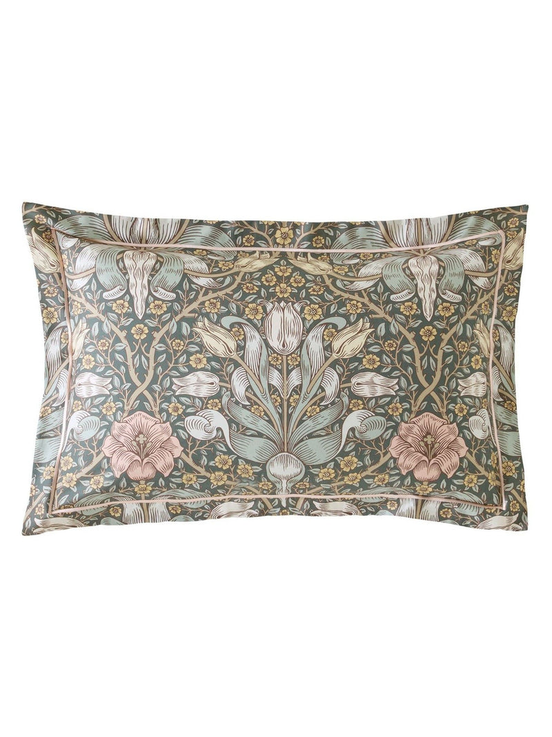 William Morris pillowcases mineral blue Spring Thicket 250 thread count (British brand)