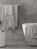 Catherine Lansfield 6 Piece Charcoal Grey Zero Twist 100% Cotton Towel Set