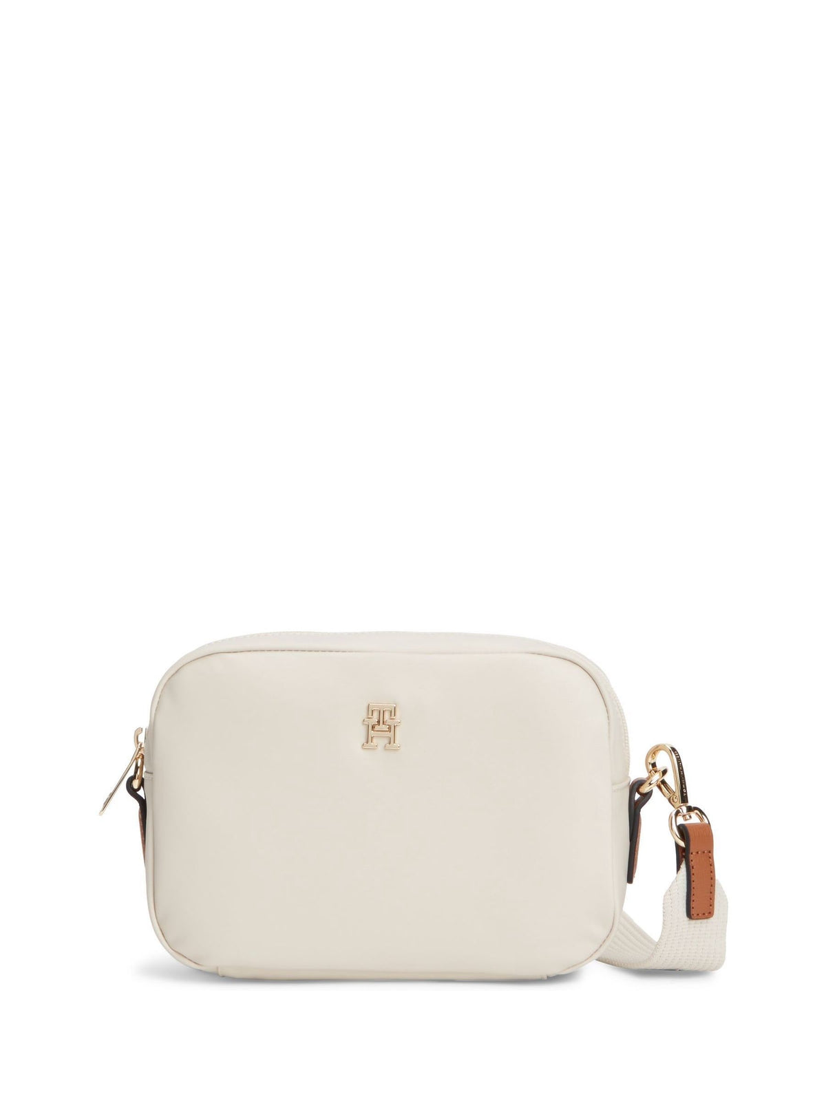Tommy Hilfiger cream monogram crossbody camera bag (British brand)