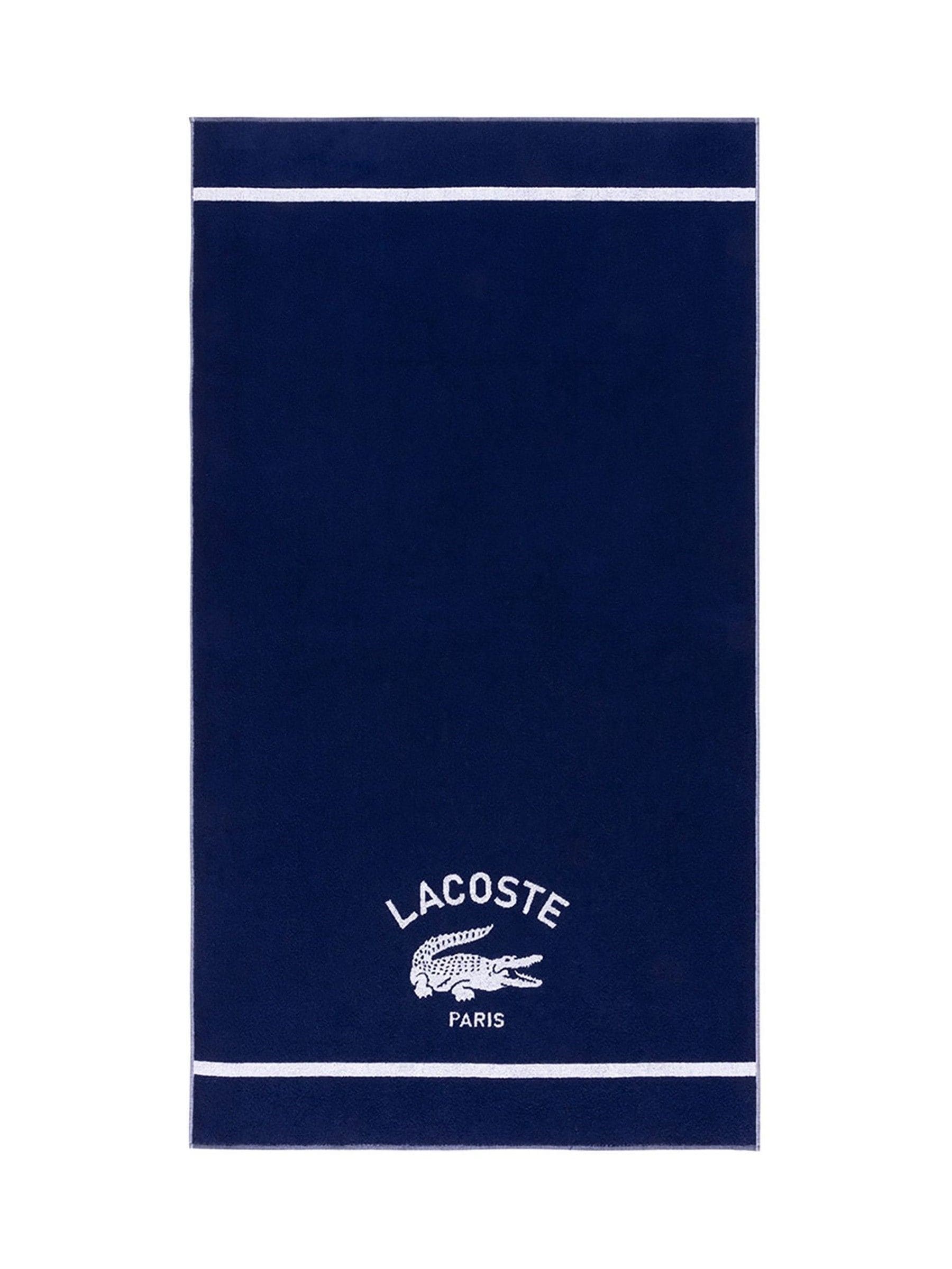 Lacoste Methylene L Origine beach towel 90x160cm, imported from the UK