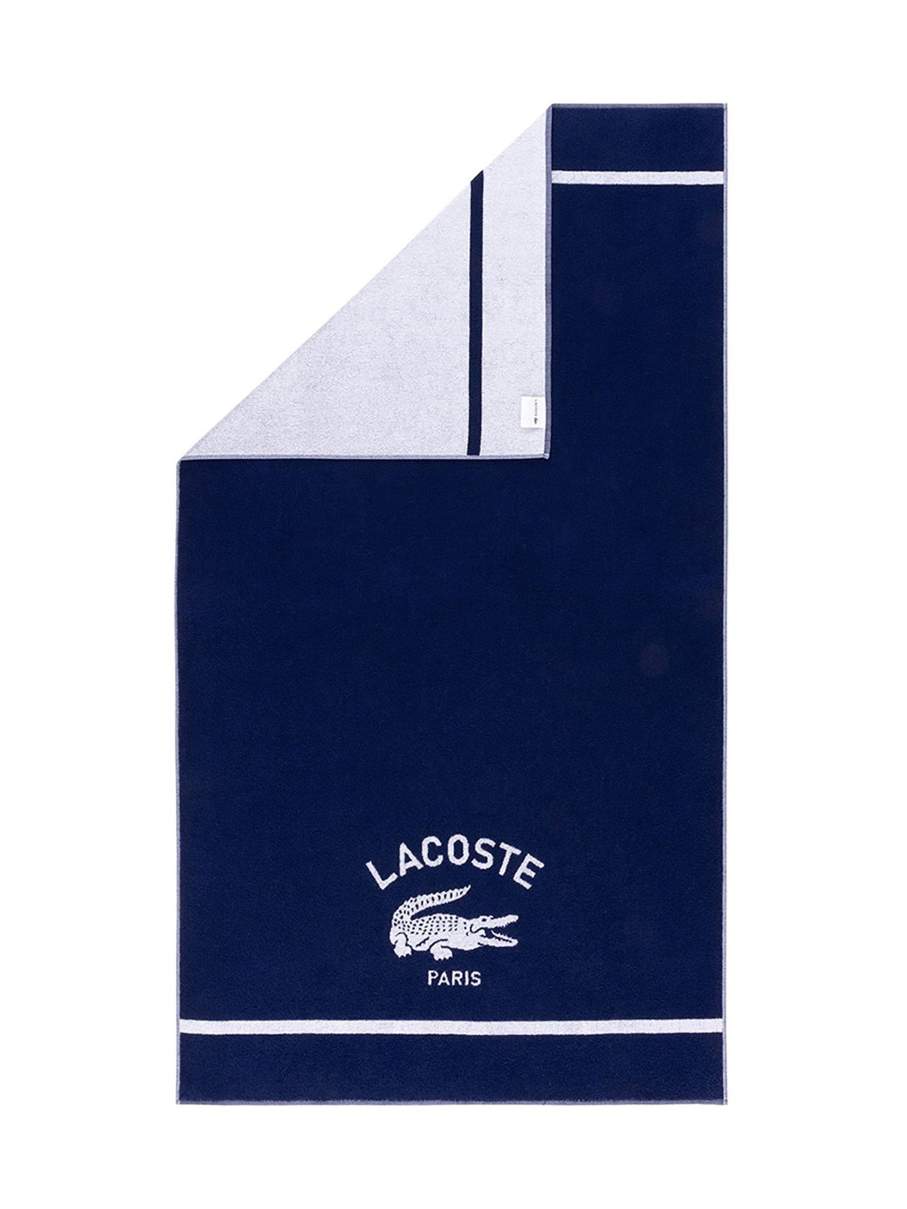 Lacoste Methylene L Origine beach towel 90x160cm, imported from the UK