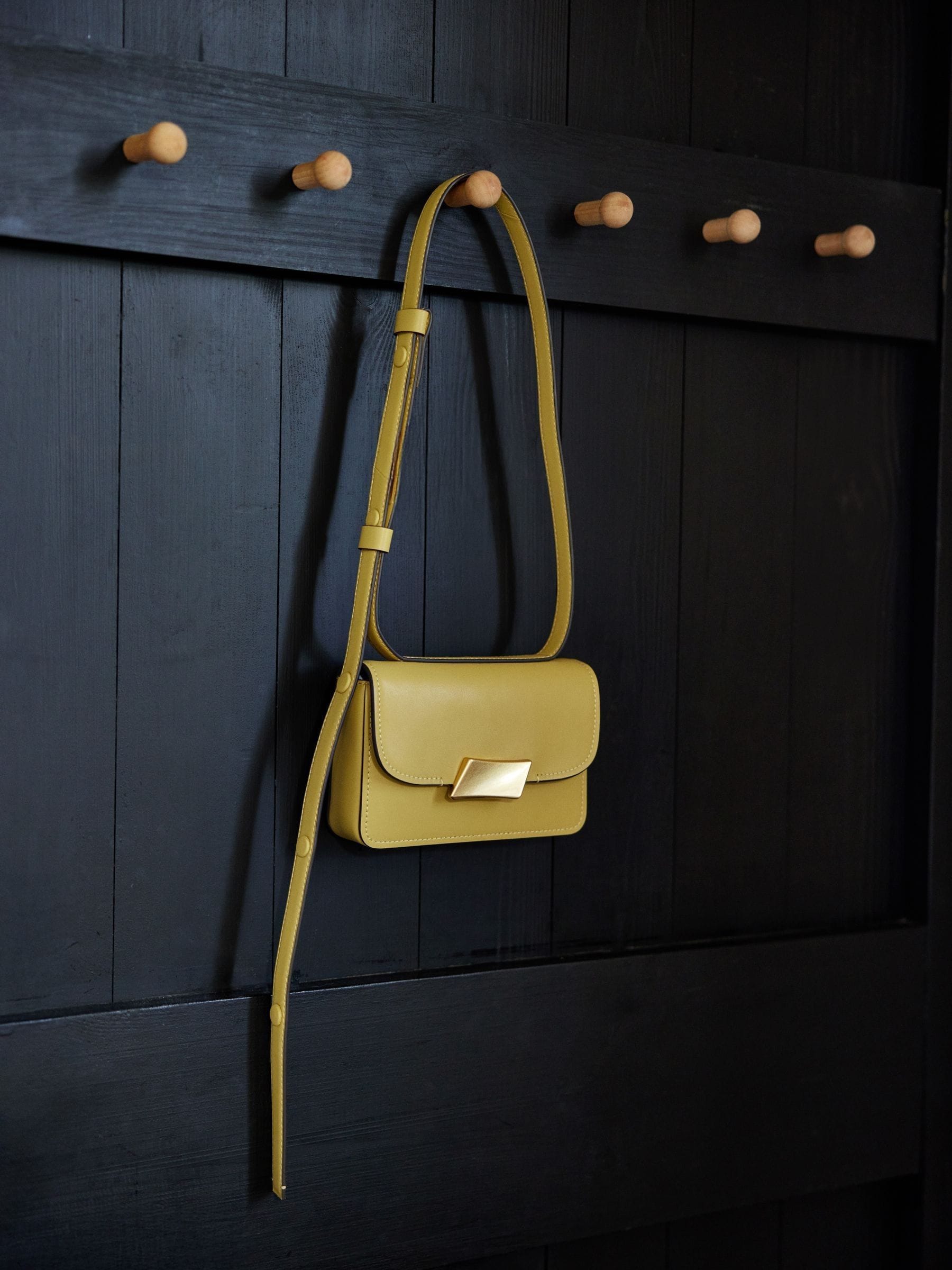 Radley Belsize Mini cross-body bag in yellow, imported from the UK