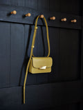 Radley Belsize Mini cross-body bag in yellow, imported from the UK