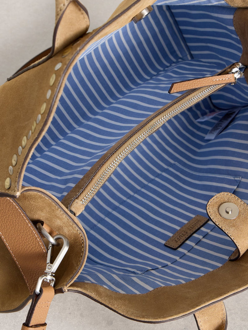 White Stuff Bryony studded bowling bag - British product
