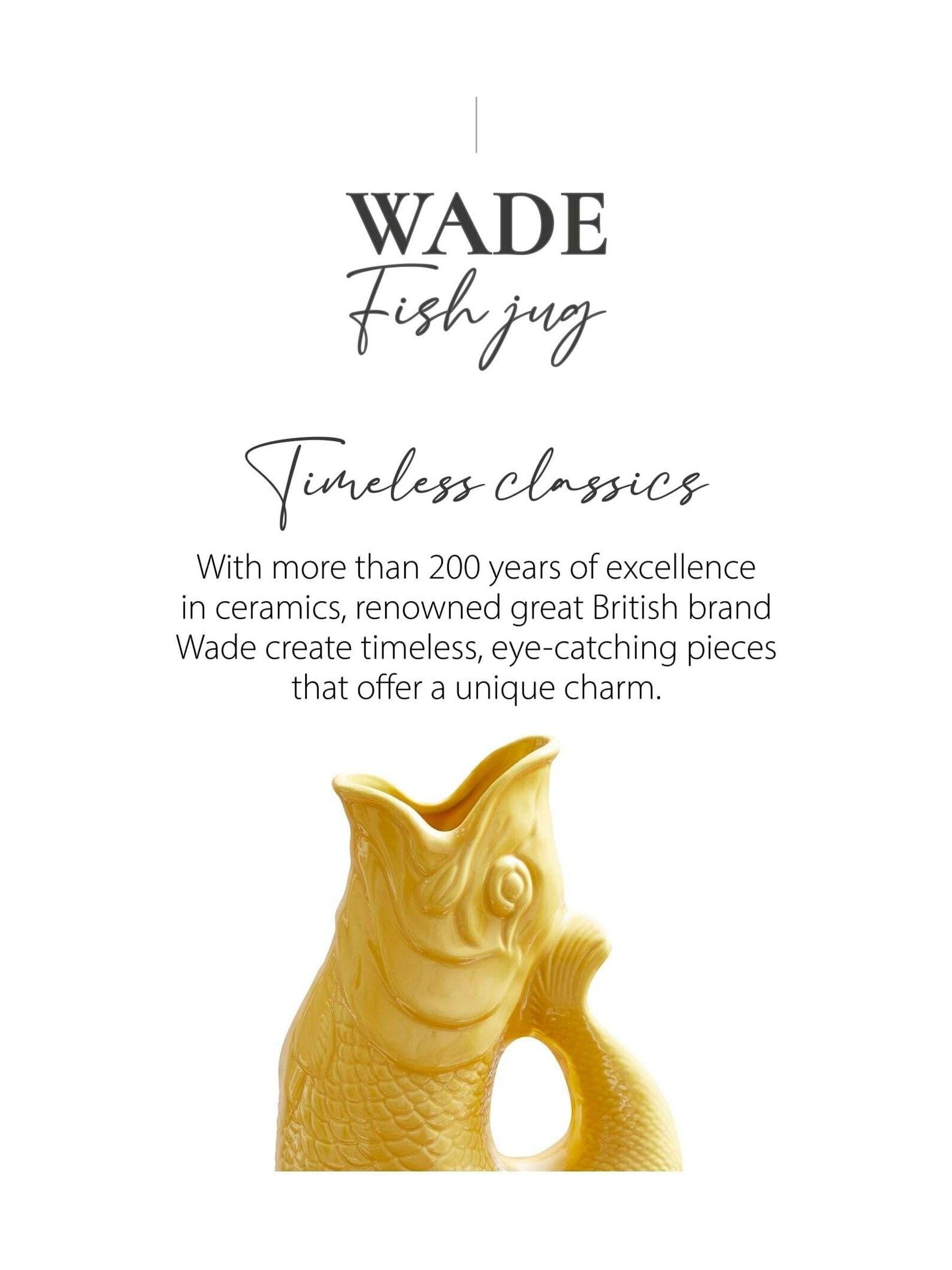 Wade Yellow Small Original Gurgle Fish Jug
