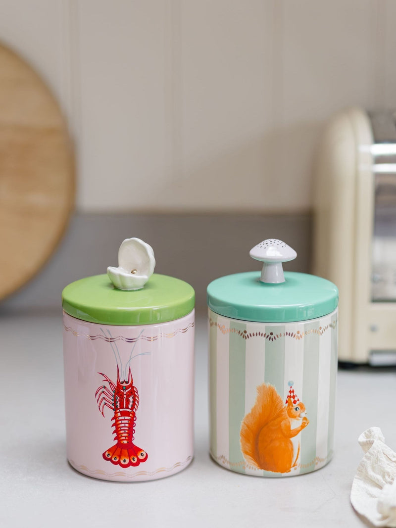 Yvonne Ellen medium squirrel storage jar, imported from the UK