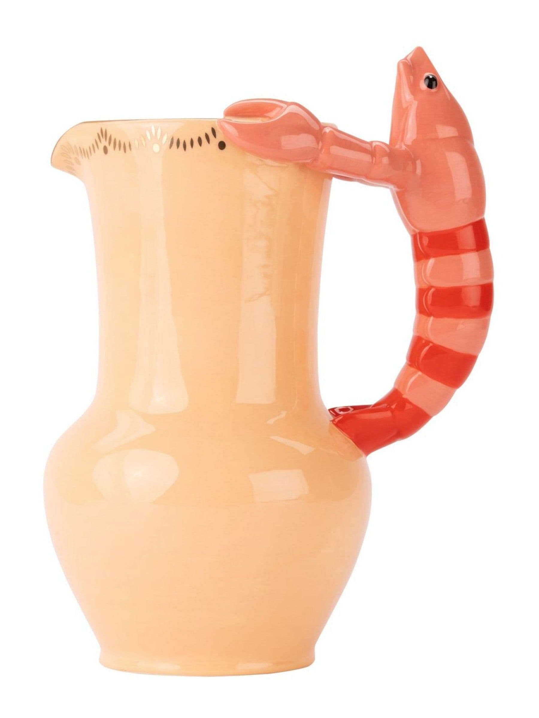 Yvonne Ellen orange lobster jug 1.2 litre (British brand)