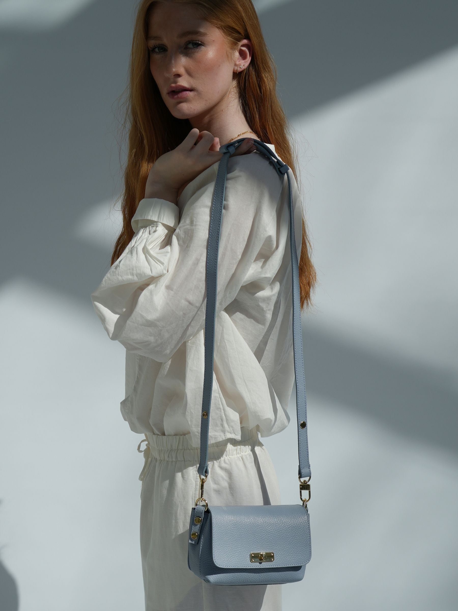 Apatchy Blue Maisie tan leather bag - British product