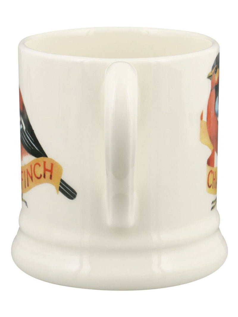 Emma Bridgewater cream chaffinch mug 1/2 pint, imported from the UK