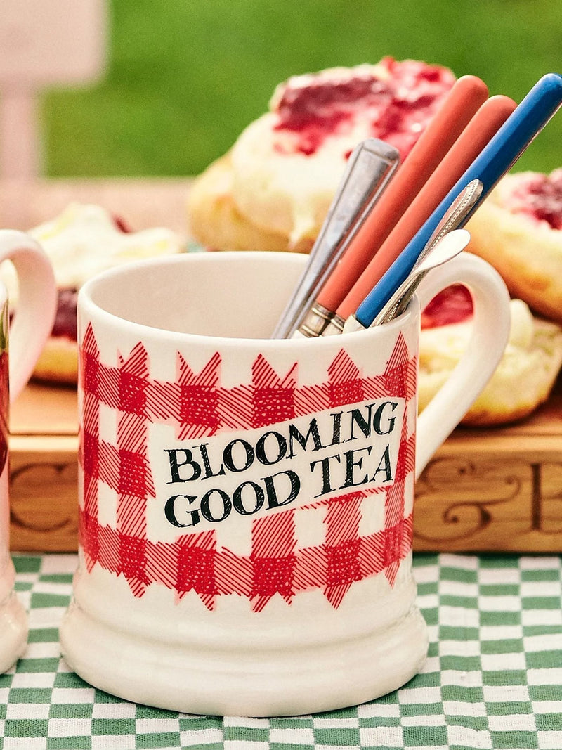 Emma Bridgewater Blooming Good Tea mug 1/2 pint, imported from the UK