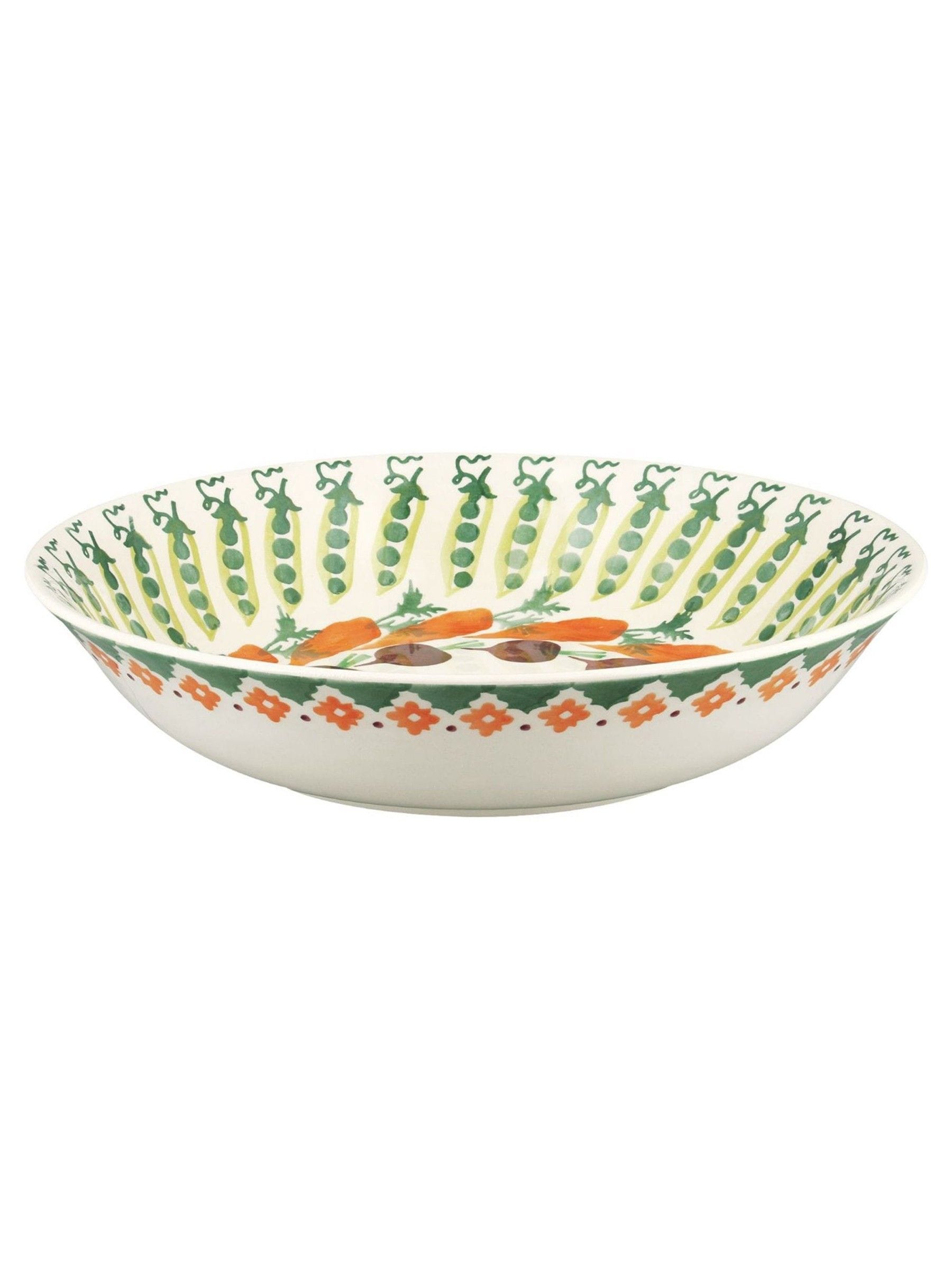 Emma Bridgewater cream carrots and beets medium dish, imported from the UK
