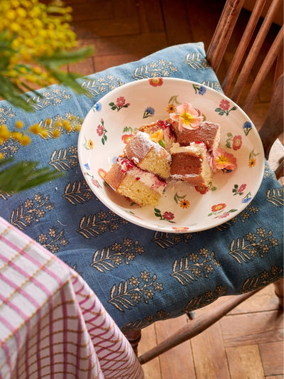 Next Emma Bridgewater Cream Poppies & Pinks Medium Dish- Buy online at McGrocer