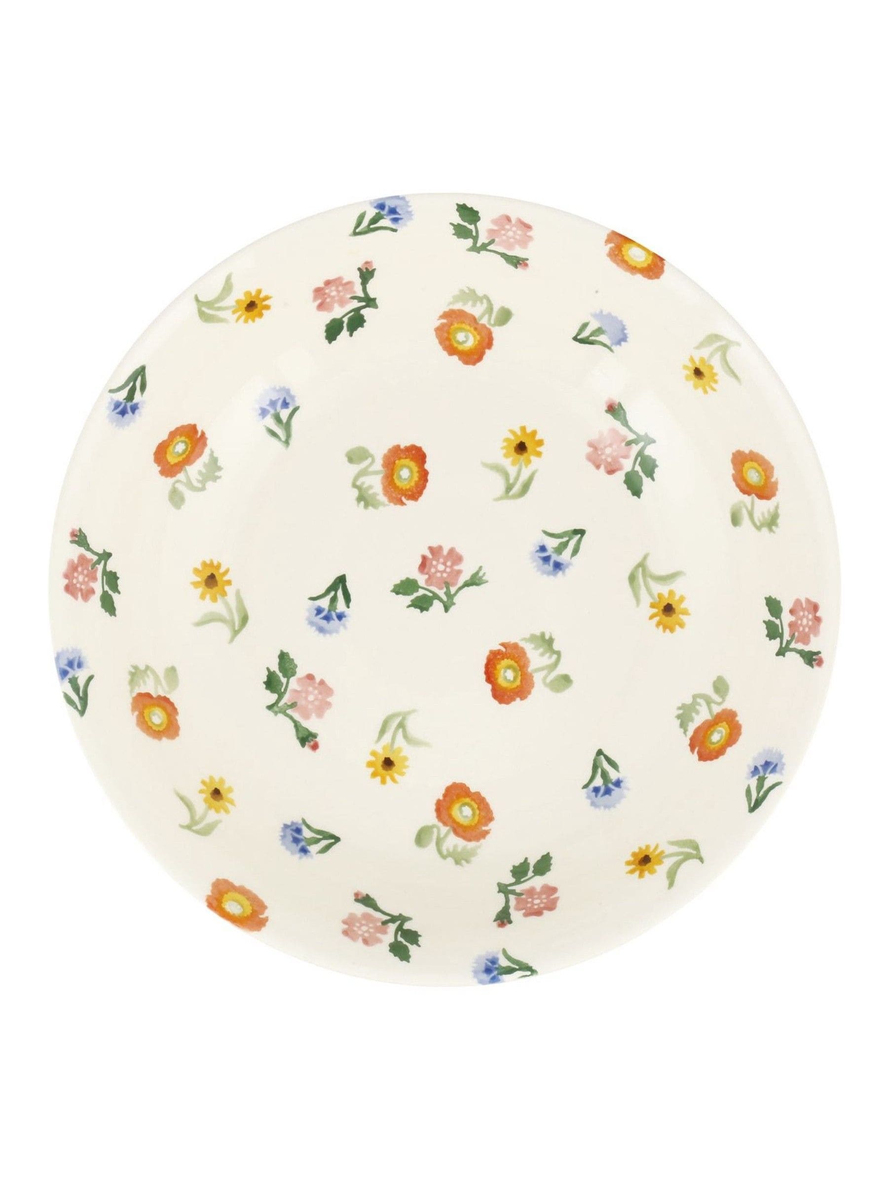Emma Bridgewater medium dish Cream Poppies & Pinks (British brand)