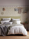 Secret Linen Store white Henry brushed cotton pillowcase - British product