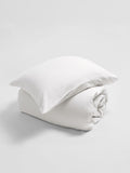 Secret Linen Store white Henry brushed cotton pillowcase - British product