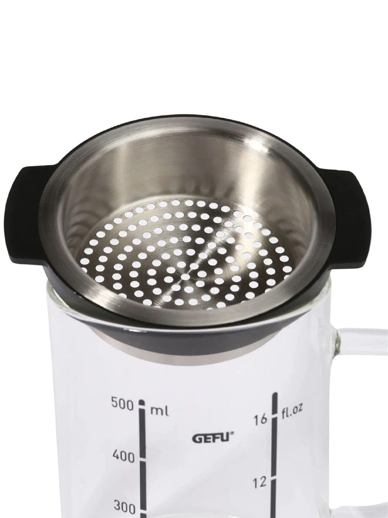 GEFU fat separator jug 500ml glass, imported from the UK