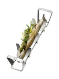 GEFU BBQ Fish Rack Silver - British product