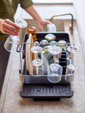 Joseph Joseph Extend Steel Plus dish drainer black (British brand)