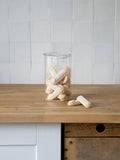 Pebbly clear glass storage container 1.4L, UK version