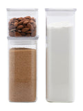 Pebbly 3 pack clear glass storage containers, UK version