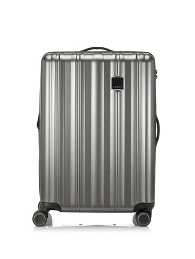 Next Tripp Silver Retro III Medium Expandable Suitcase- Buy online at McGrocer