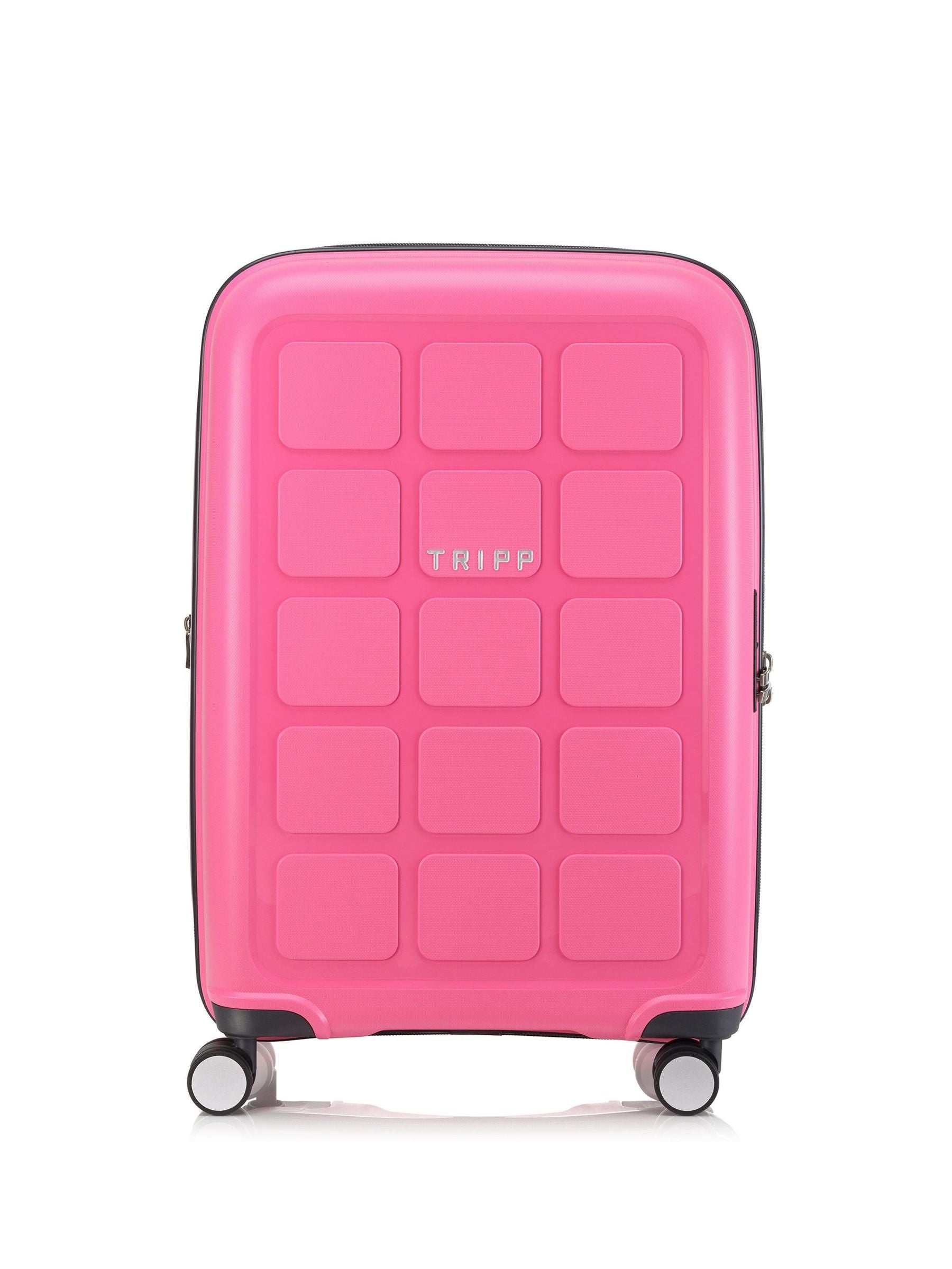 Tripp Holiday 8 Expandable 4-Wheel Travel Suitcase, Dark Sea Blue Watermelon, 66-75 Litres