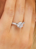 Jon Richard solitaire cubic zirconia ring (British brand)