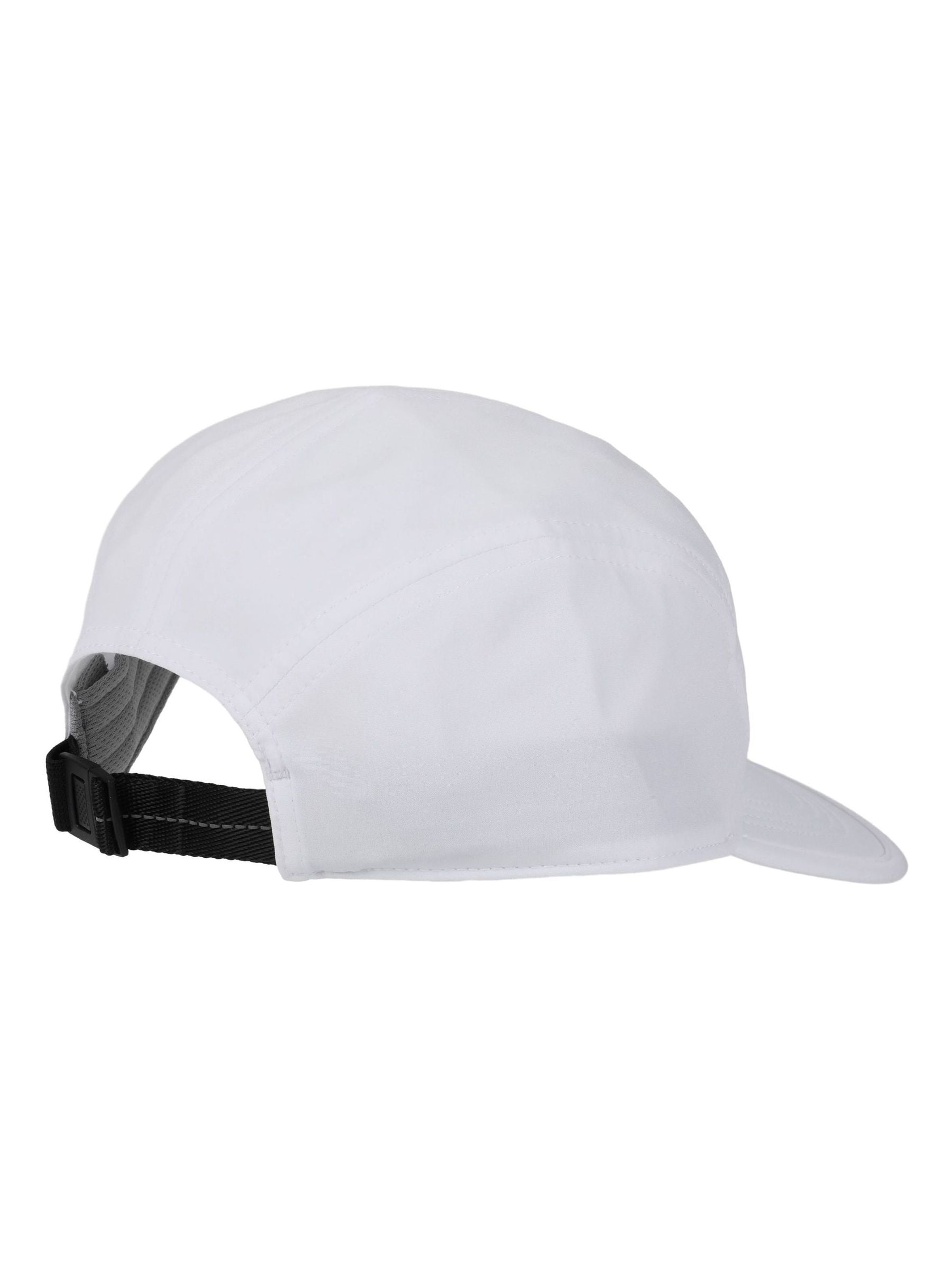 New Balance white 5-panel performance hat, imported from the UK