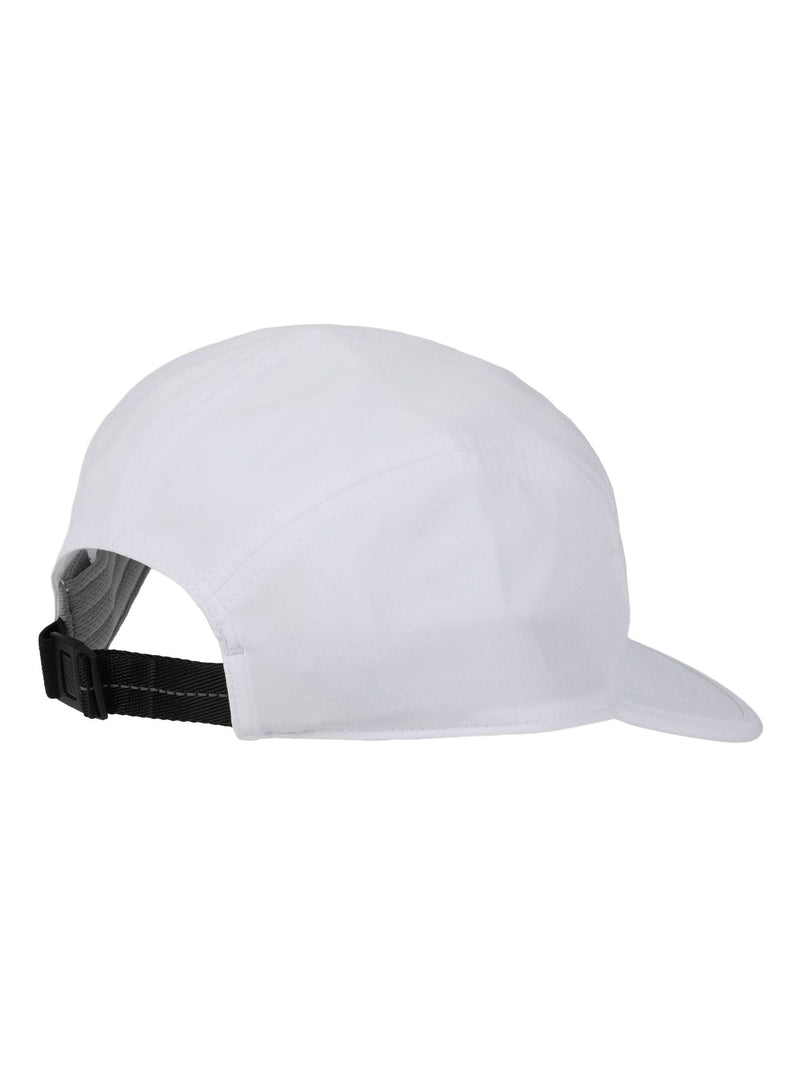 New Balance white 5-panel performance hat, imported from the UK