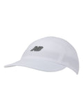 New Balance white 5-panel performance hat, imported from the UK