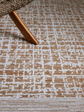 Asiatic Rugs Terracotta Anders Grid Rug 160x240cm, imported from the UK
