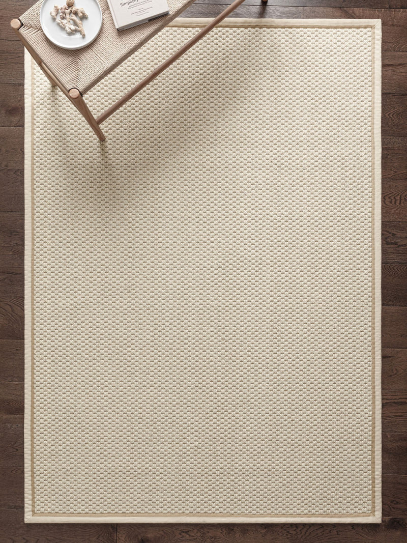 Asiatic Rugs Cream Linen Korra Double Loop Rug