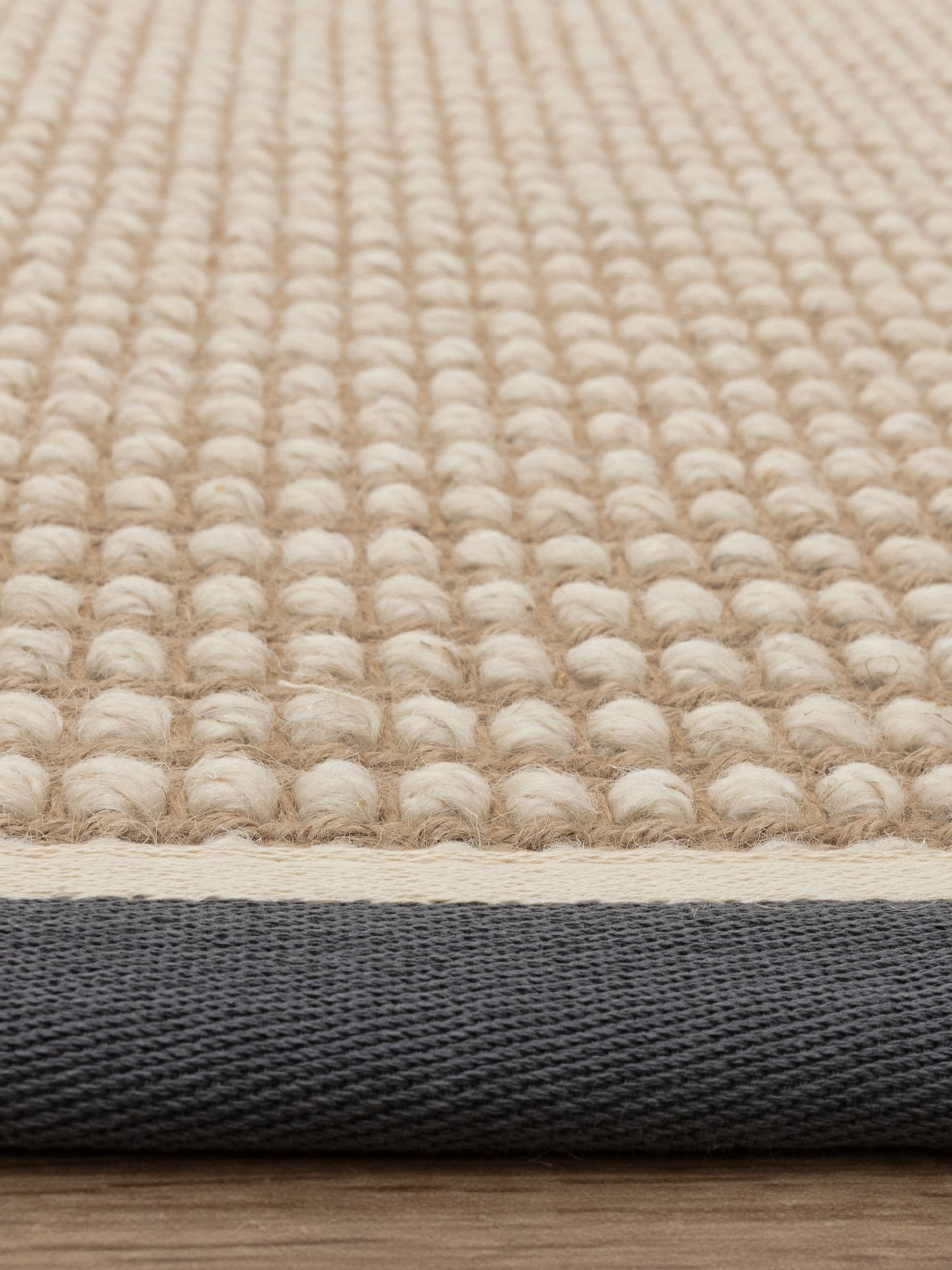 Asiatic Rugs Korra loop rug slate cream, UK version